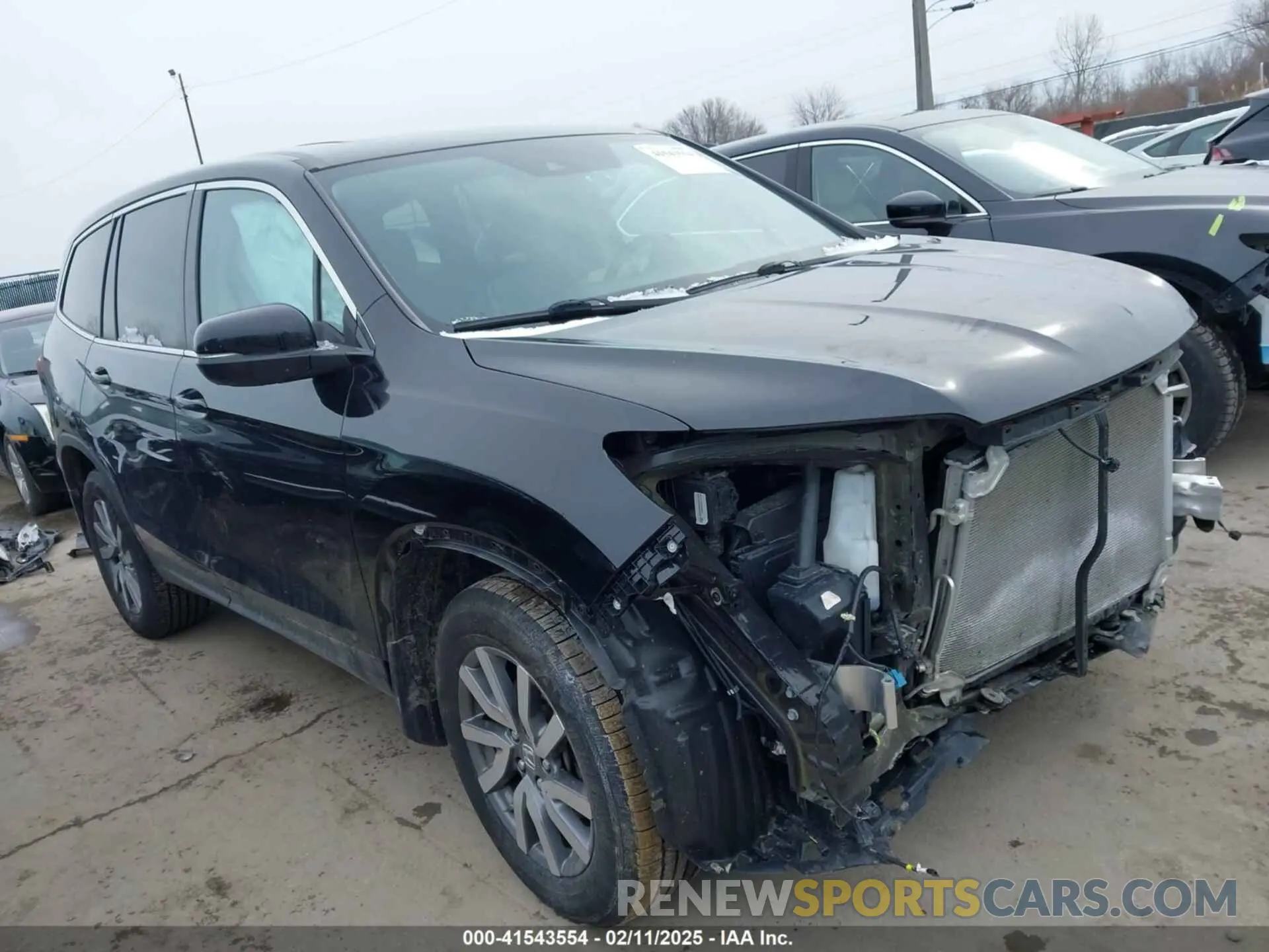 1 Photograph of a damaged car 5FNYF6H56MB013198 HONDA PILOT 2021