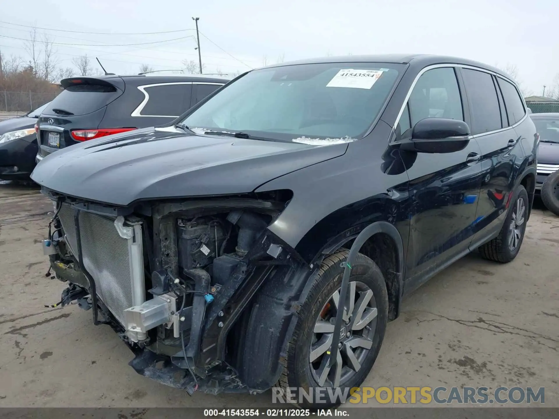 2 Photograph of a damaged car 5FNYF6H56MB013198 HONDA PILOT 2021