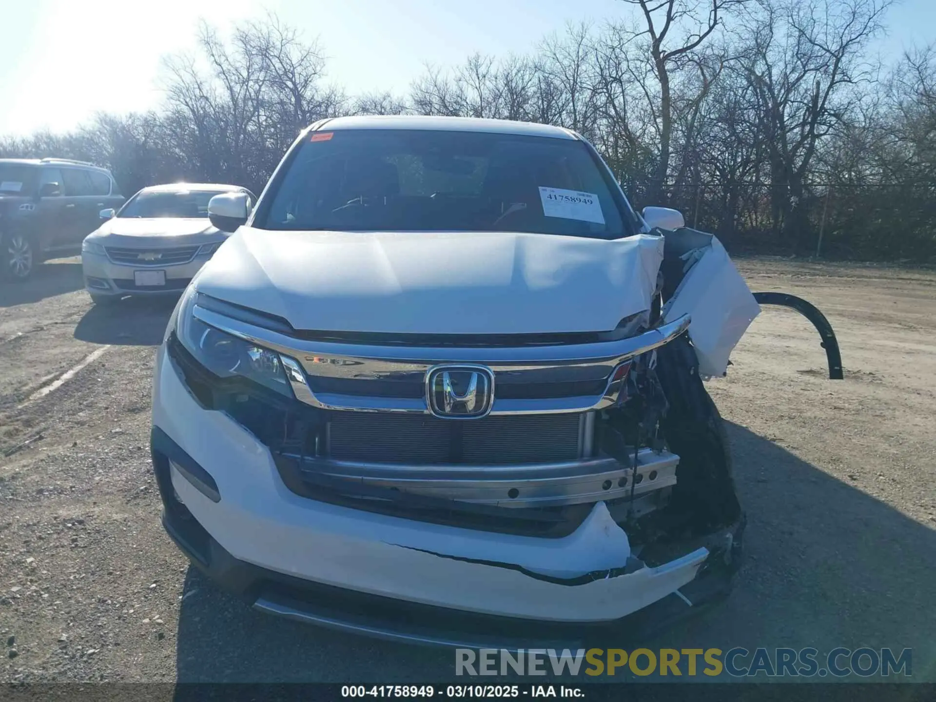 13 Photograph of a damaged car 5FNYF6H56MB049800 HONDA PILOT 2021