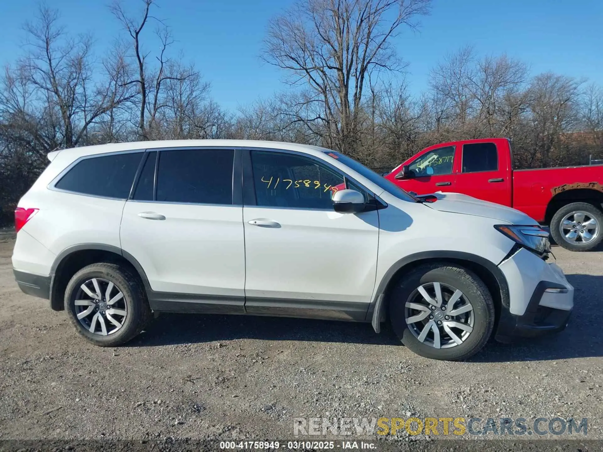 14 Photograph of a damaged car 5FNYF6H56MB049800 HONDA PILOT 2021