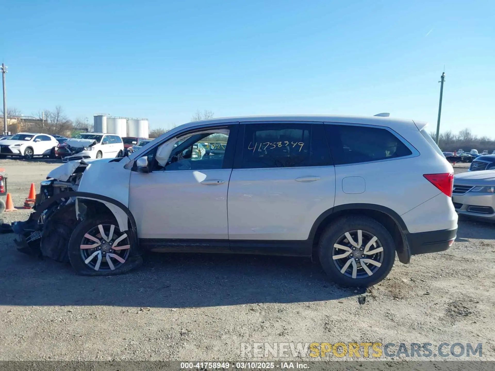 15 Photograph of a damaged car 5FNYF6H56MB049800 HONDA PILOT 2021