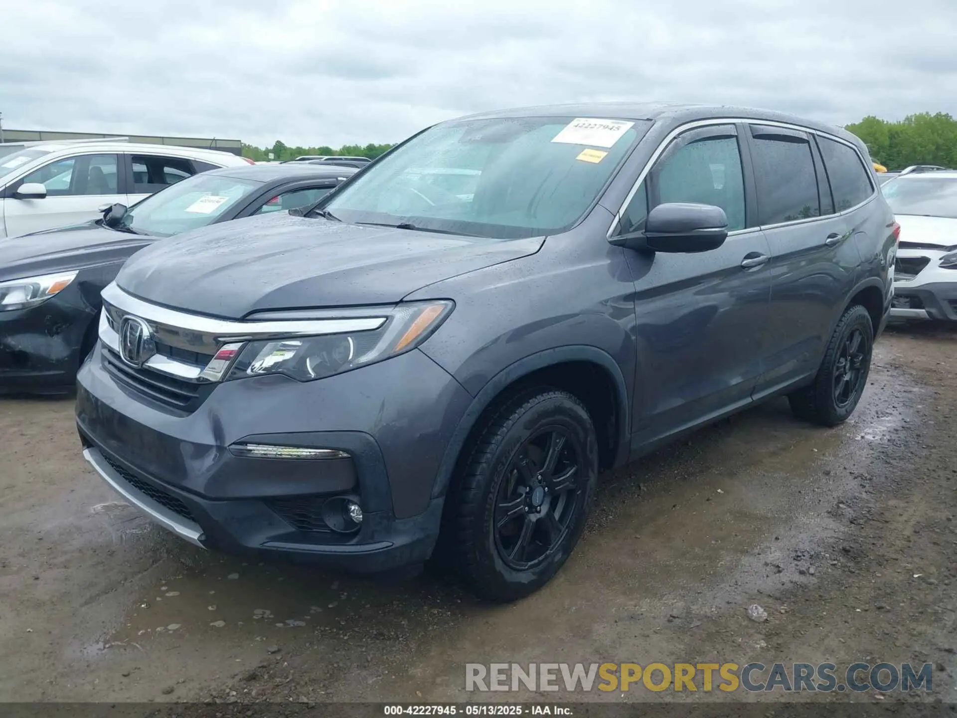 2 Photograph of a damaged car 5FNYF6H57MB072227 HONDA PILOT 2021