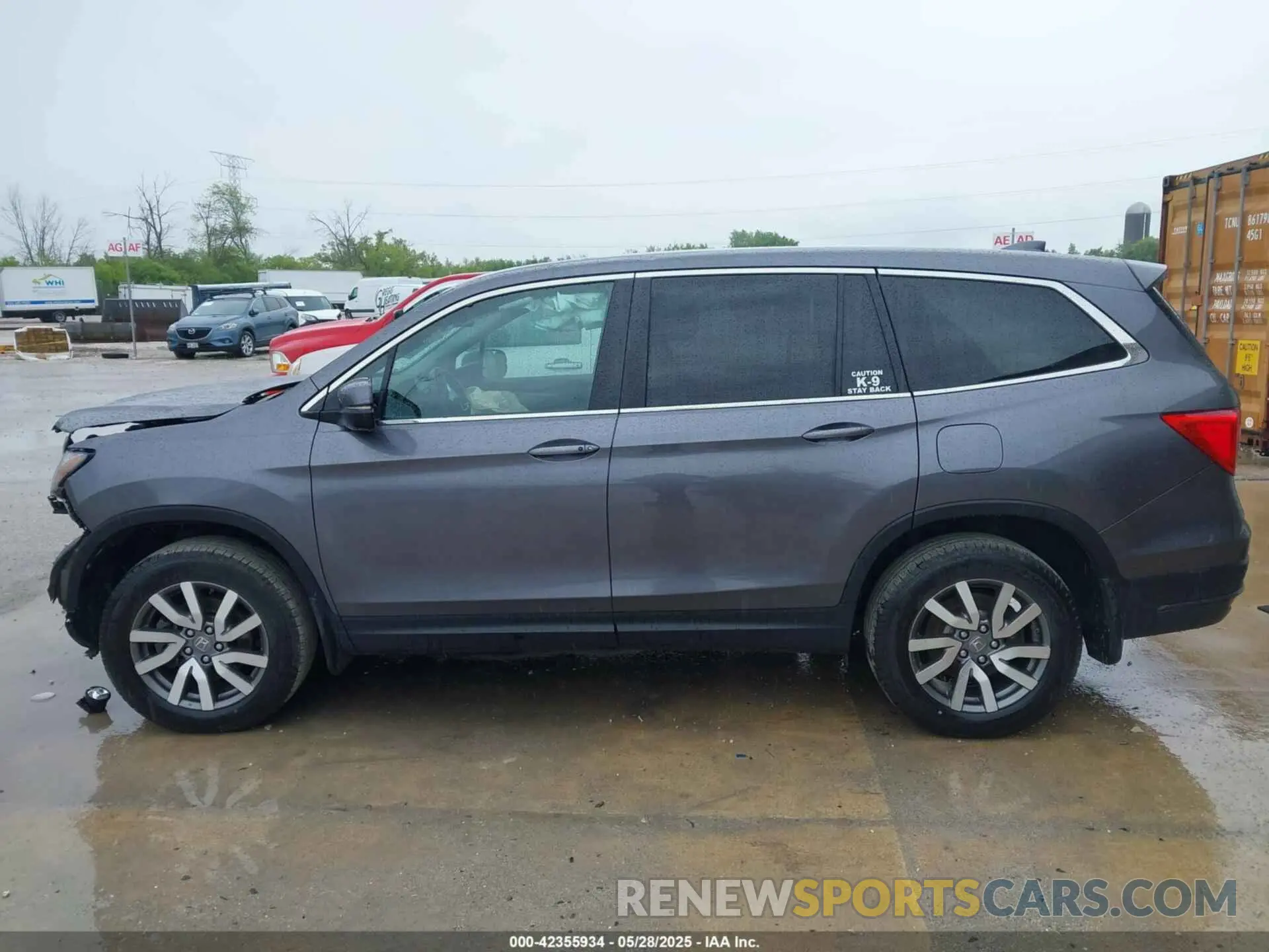 14 Photograph of a damaged car 5FNYF6H58MB030939 HONDA PILOT 2021