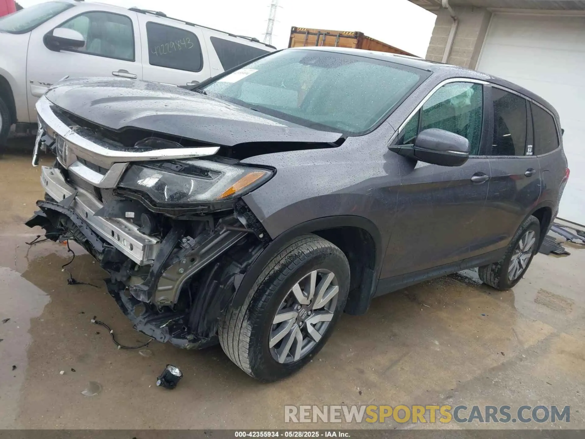 2 Photograph of a damaged car 5FNYF6H58MB030939 HONDA PILOT 2021