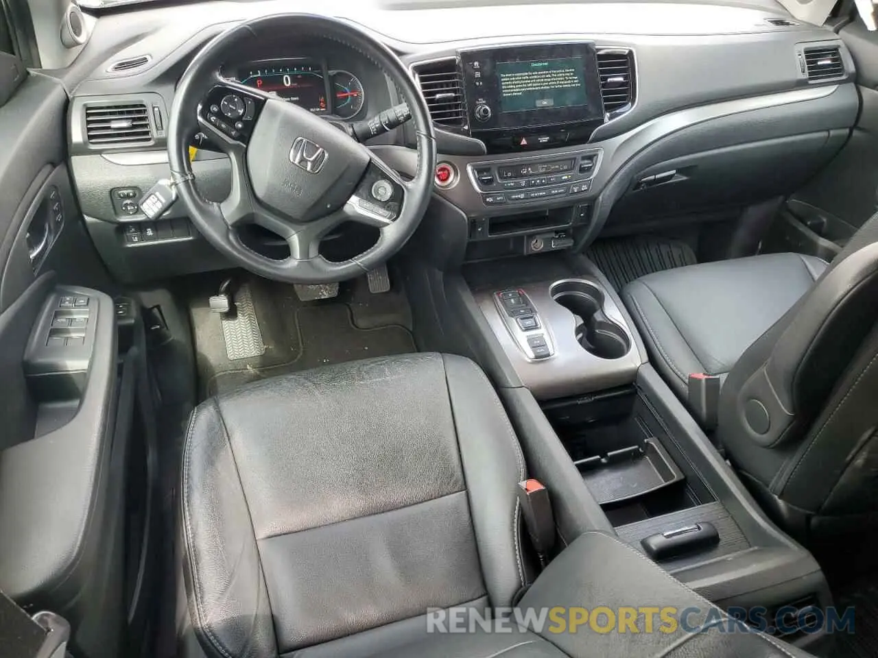 8 Photograph of a damaged car 5FNYF6H58MB052178 HONDA PILOT 2021