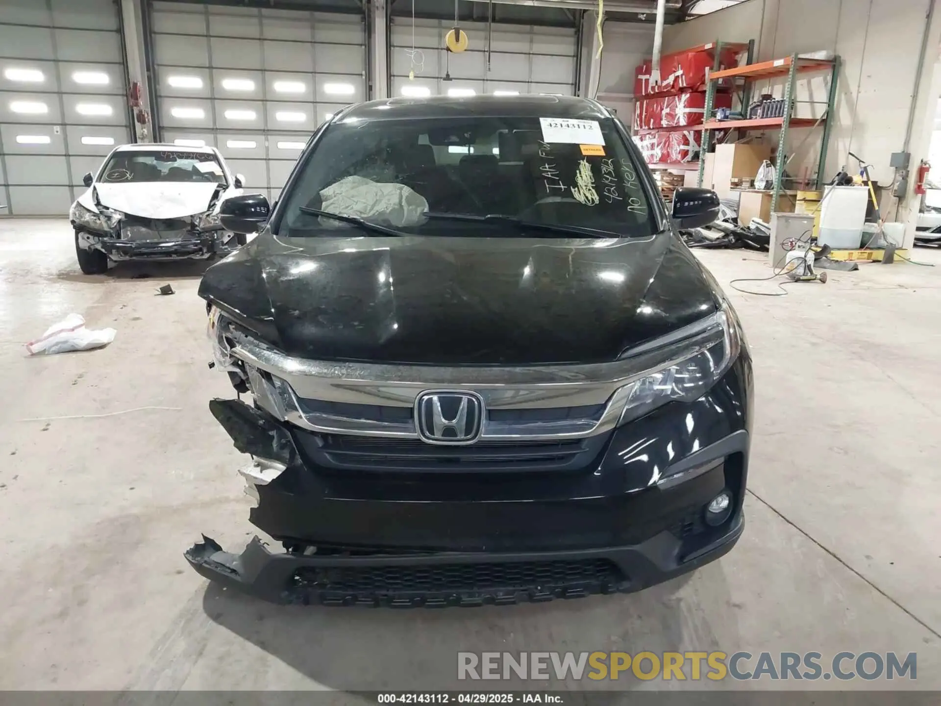 12 Photograph of a damaged car 5FNYF6H58MB092860 HONDA PILOT 2021