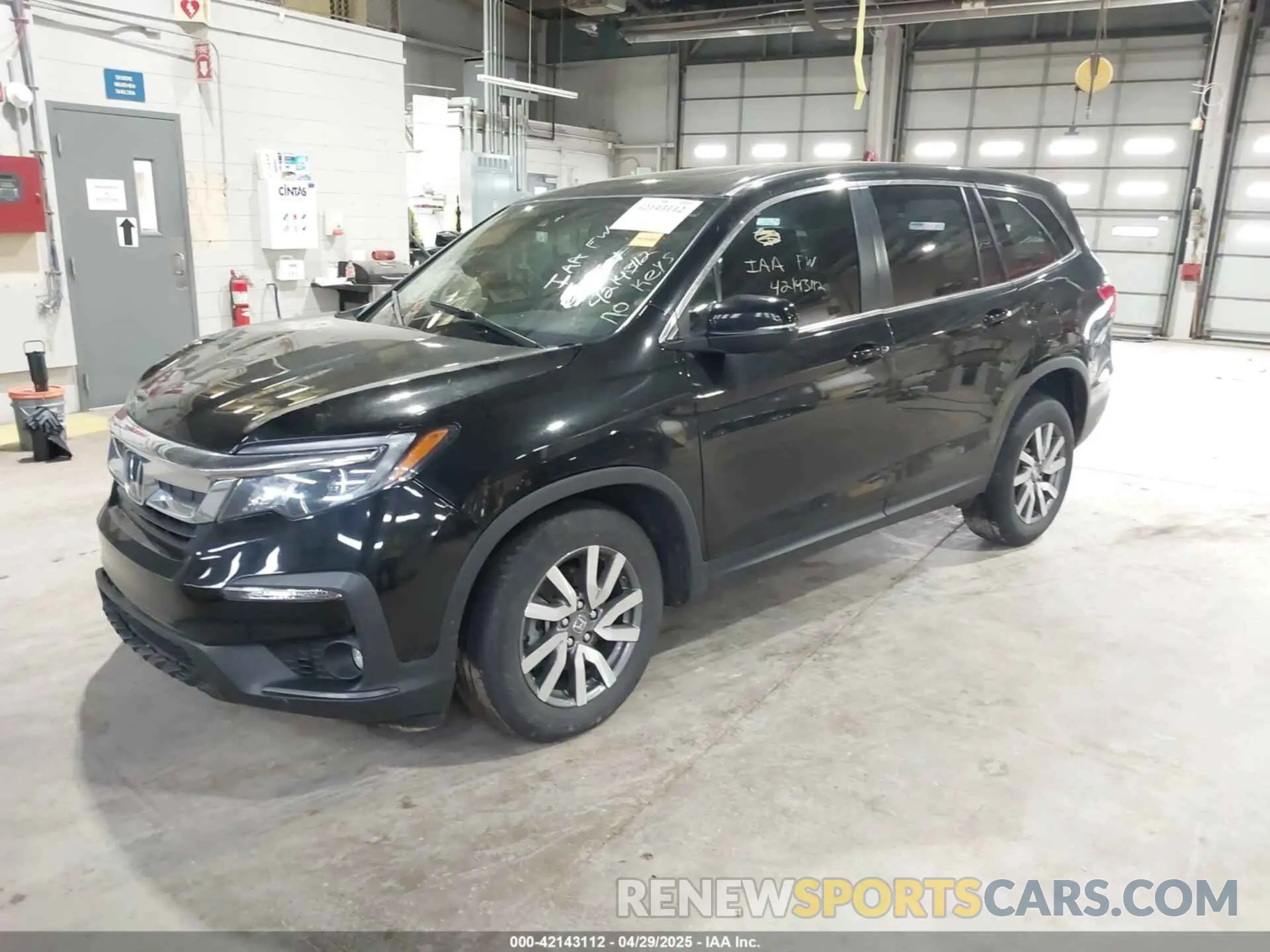2 Photograph of a damaged car 5FNYF6H58MB092860 HONDA PILOT 2021