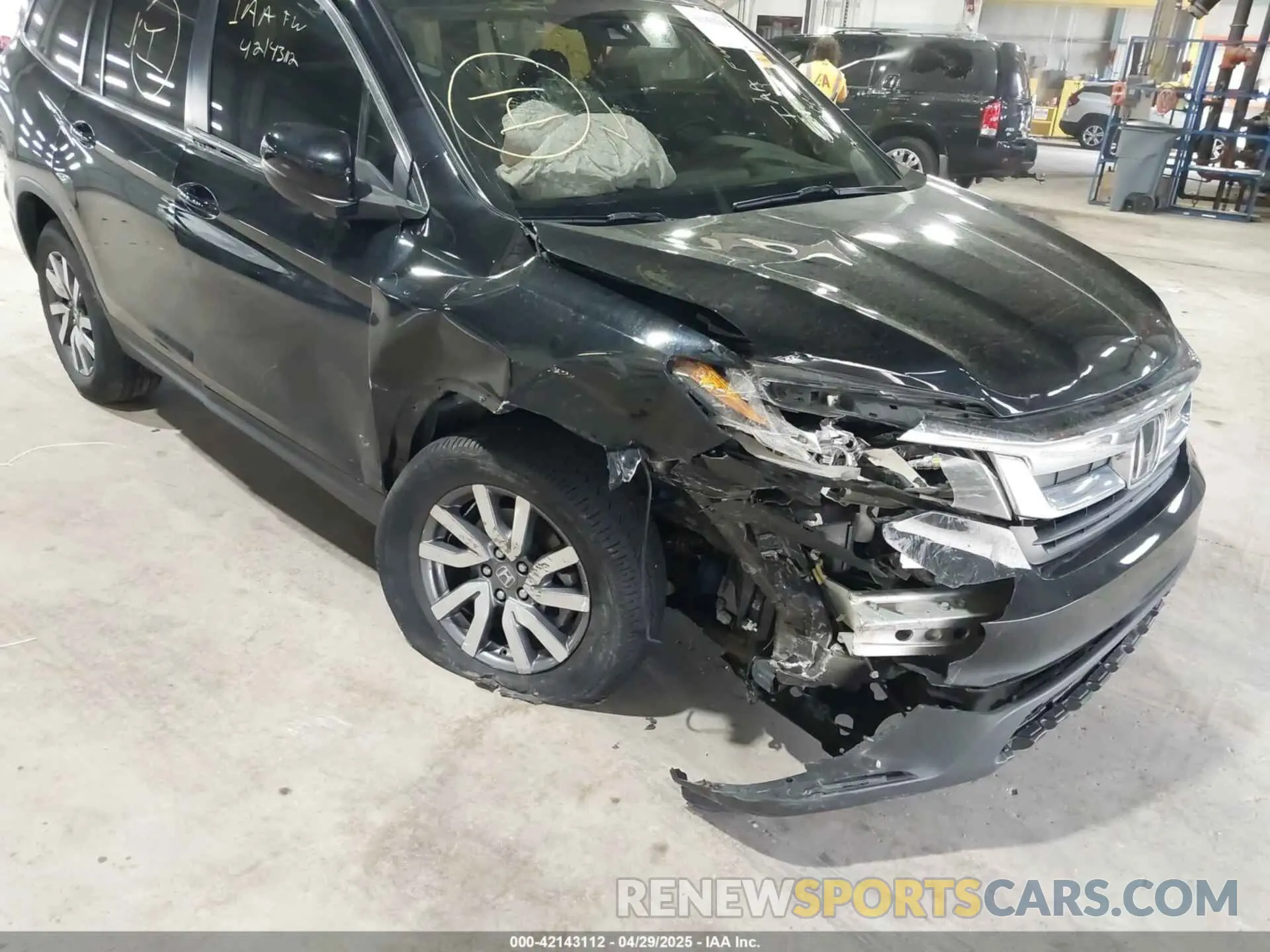 6 Photograph of a damaged car 5FNYF6H58MB092860 HONDA PILOT 2021