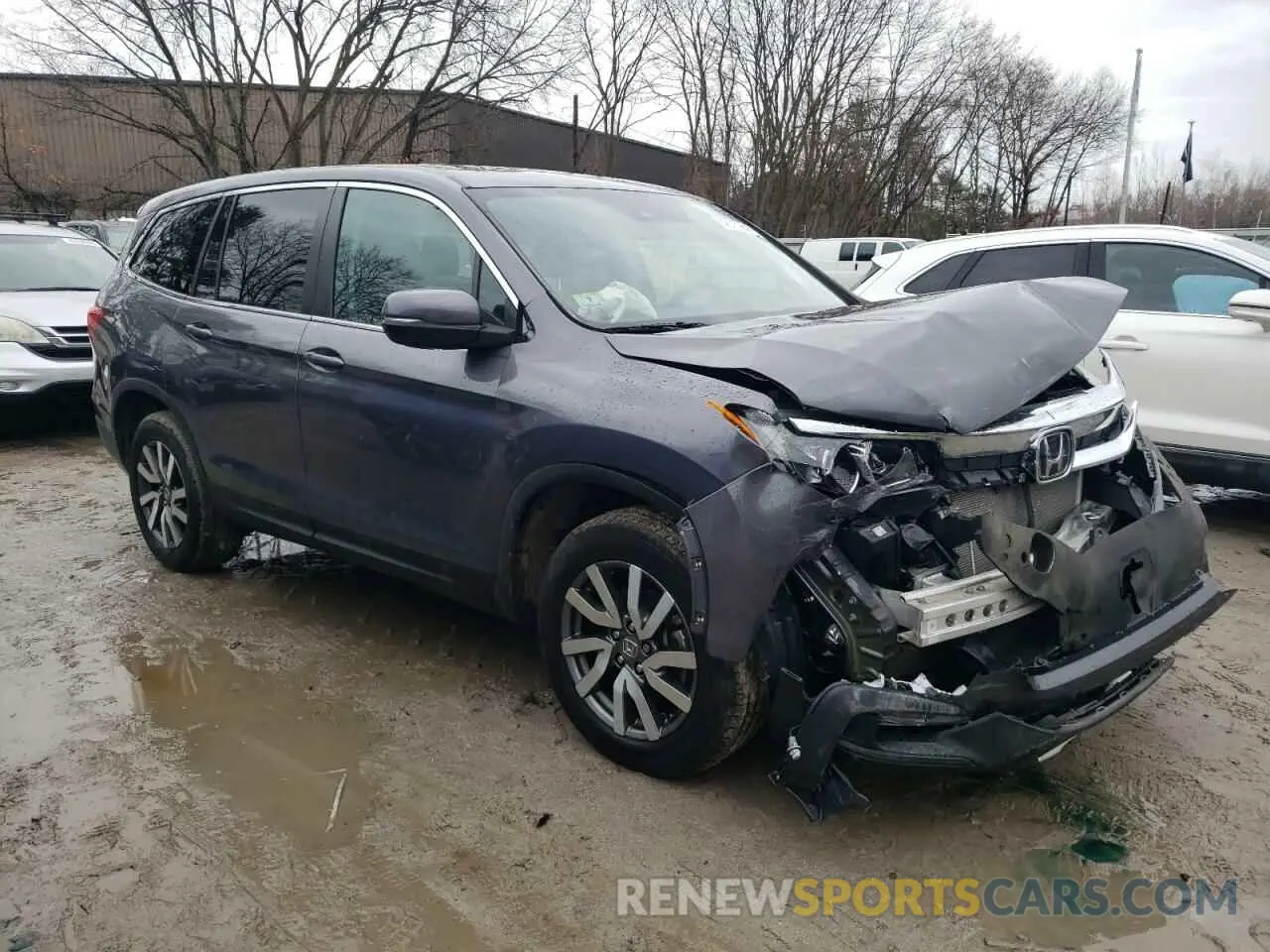4 Photograph of a damaged car 5FNYF6H59MB087005 HONDA PILOT 2021