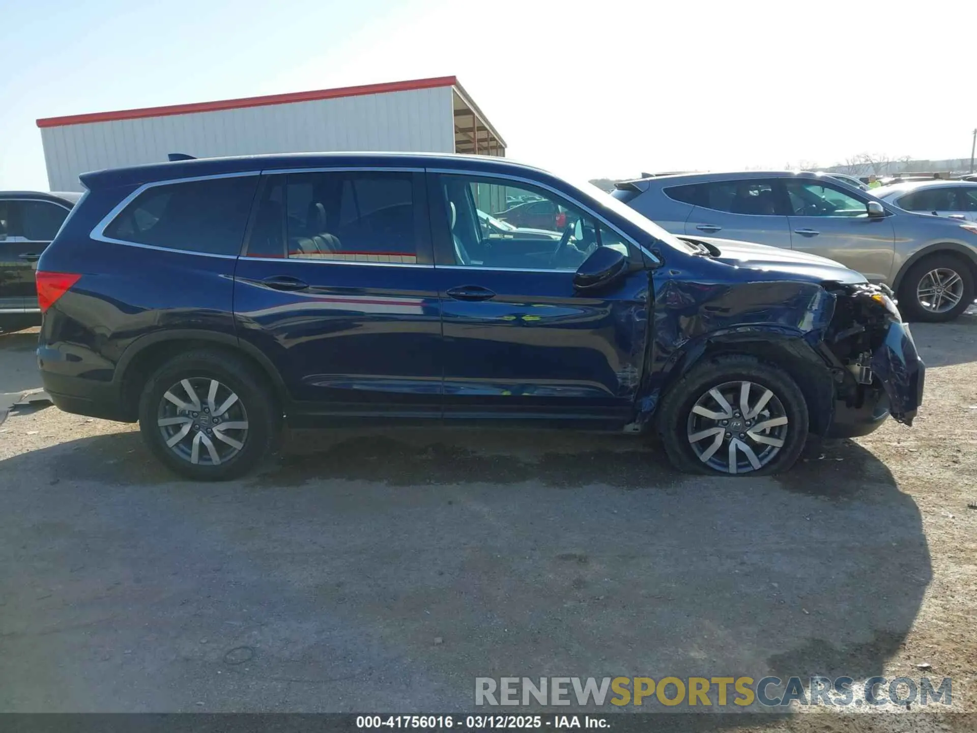 13 Photograph of a damaged car 5FNYF6H5XMB019411 HONDA PILOT 2021