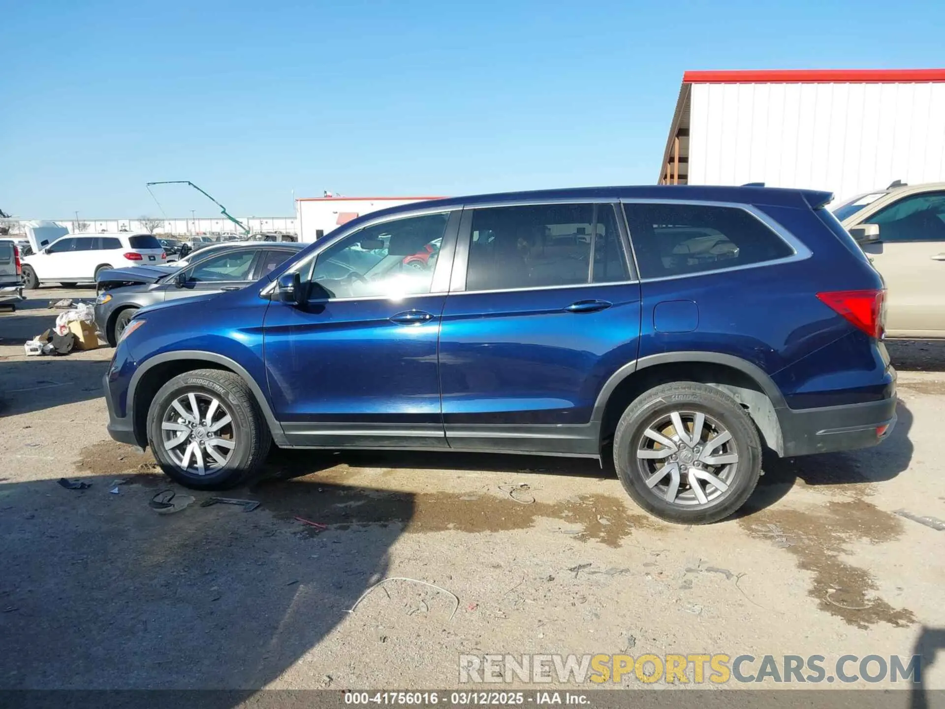 14 Photograph of a damaged car 5FNYF6H5XMB019411 HONDA PILOT 2021