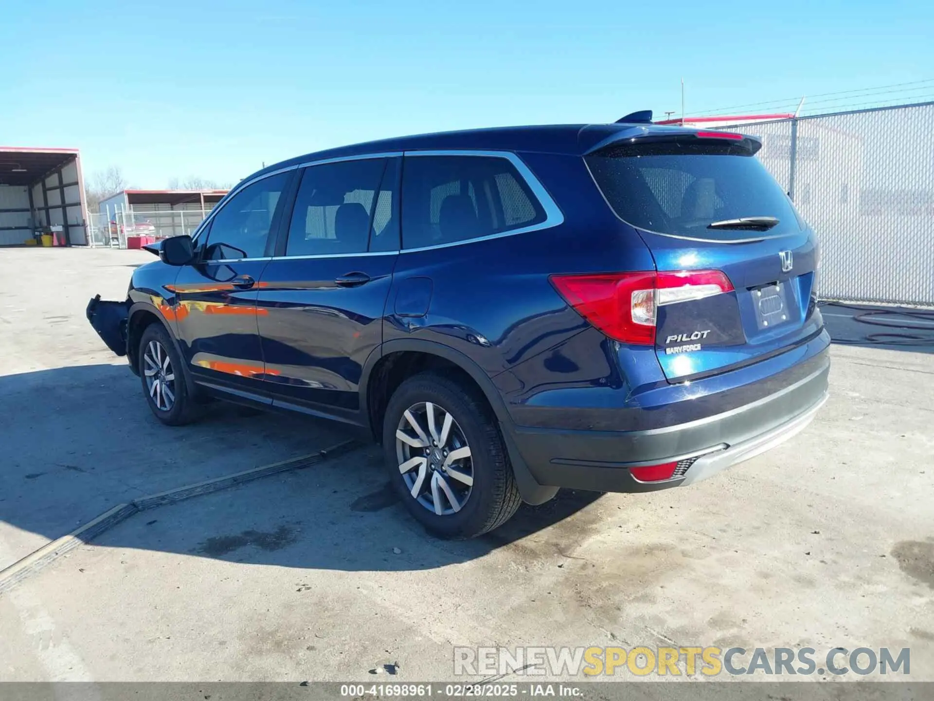 3 Photograph of a damaged car 5FNYF6H5XMB019425 HONDA PILOT 2021