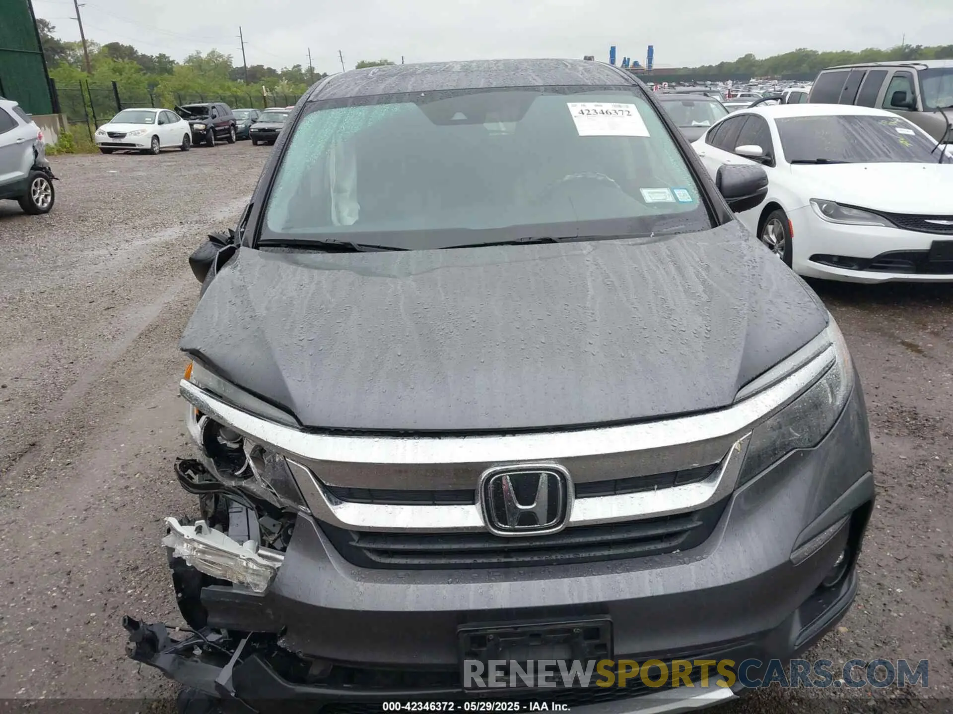 12 Photograph of a damaged car 5FNYF6H5XMB048102 HONDA PILOT 2021