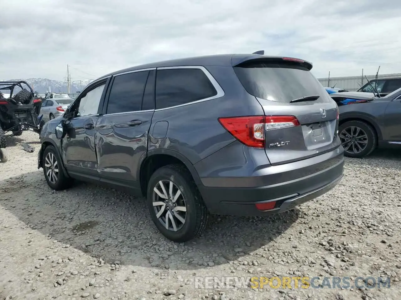 2 Photograph of a damaged car 5FNYF6H5XMB092939 HONDA PILOT 2021