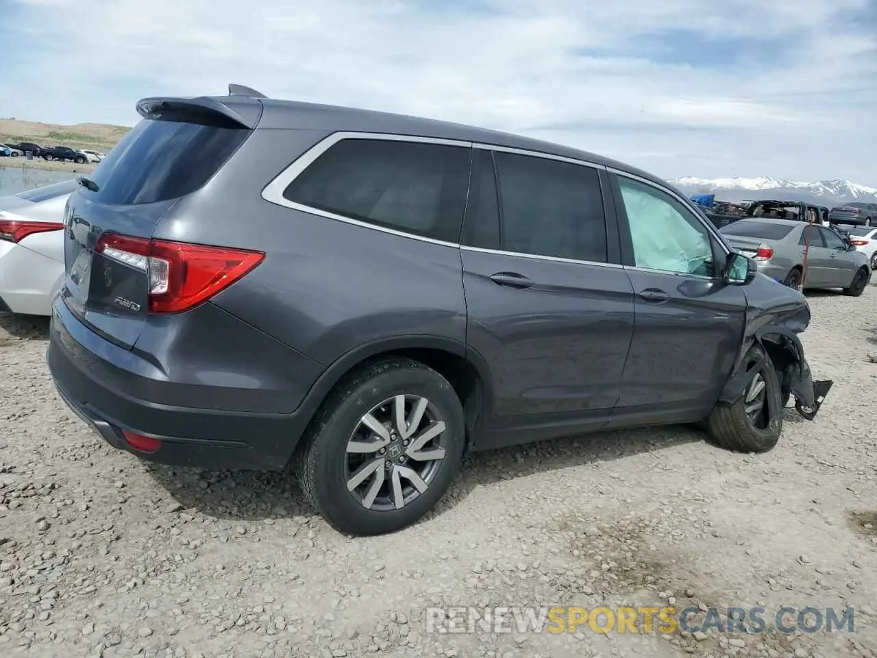 3 Photograph of a damaged car 5FNYF6H5XMB092939 HONDA PILOT 2021