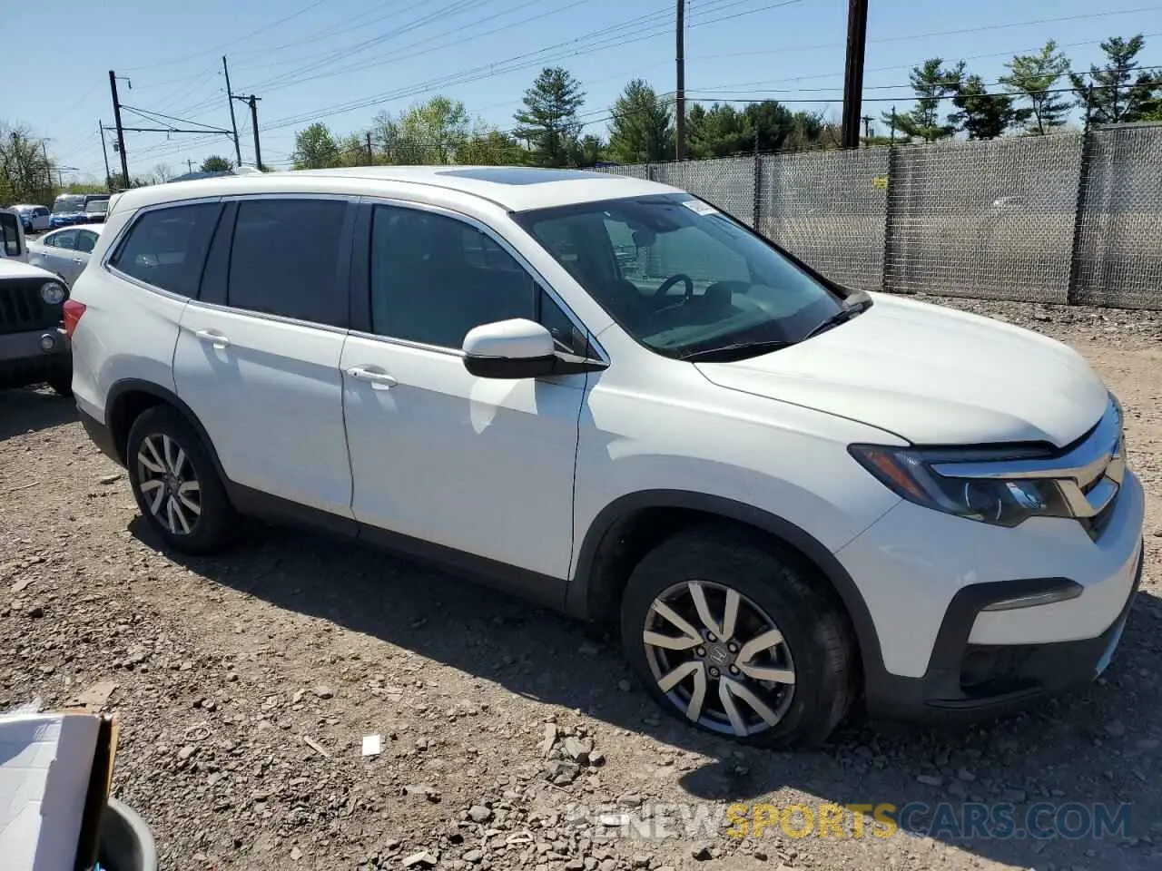4 Photograph of a damaged car 5FNYF6H5XMB098322 HONDA PILOT 2021