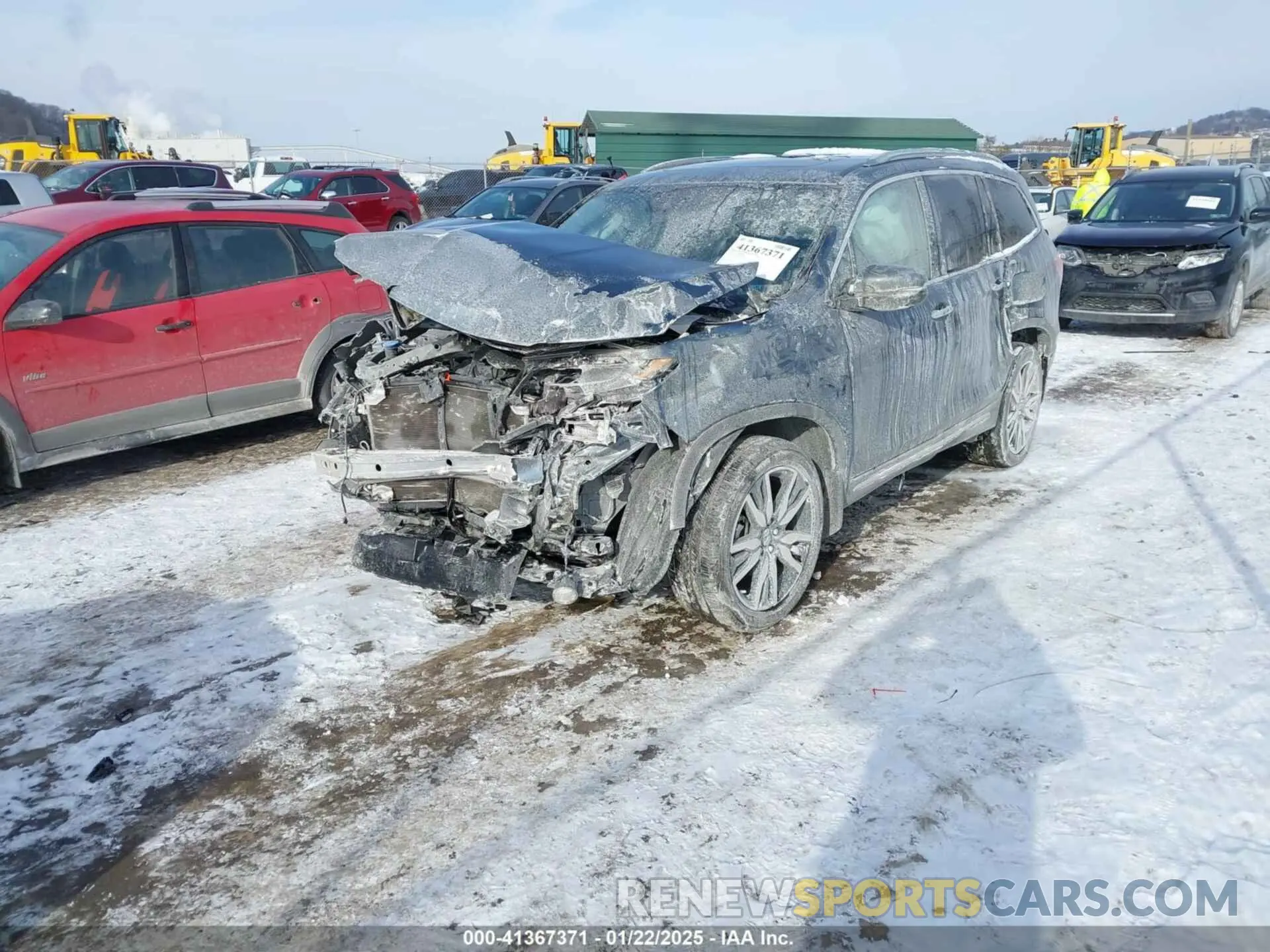 2 Photograph of a damaged car 5FNYF6H60MB095647 HONDA PILOT 2021