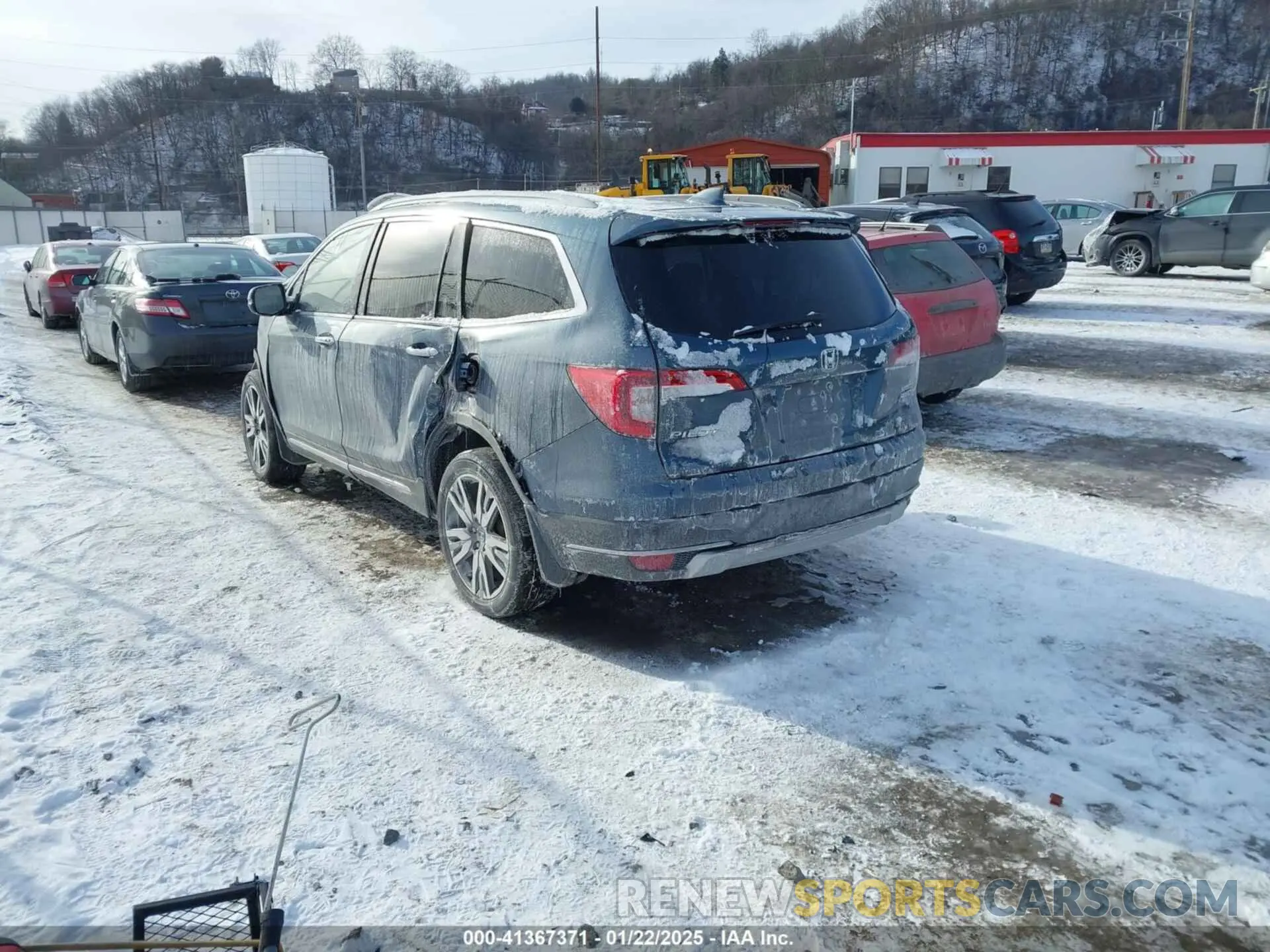 3 Photograph of a damaged car 5FNYF6H60MB095647 HONDA PILOT 2021