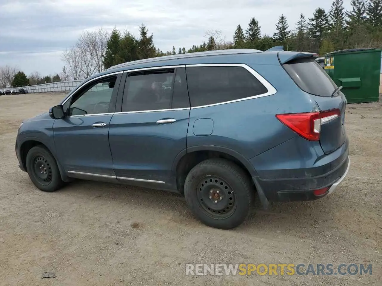 2 Photograph of a damaged car 5FNYF6H62MB504571 HONDA PILOT 2021