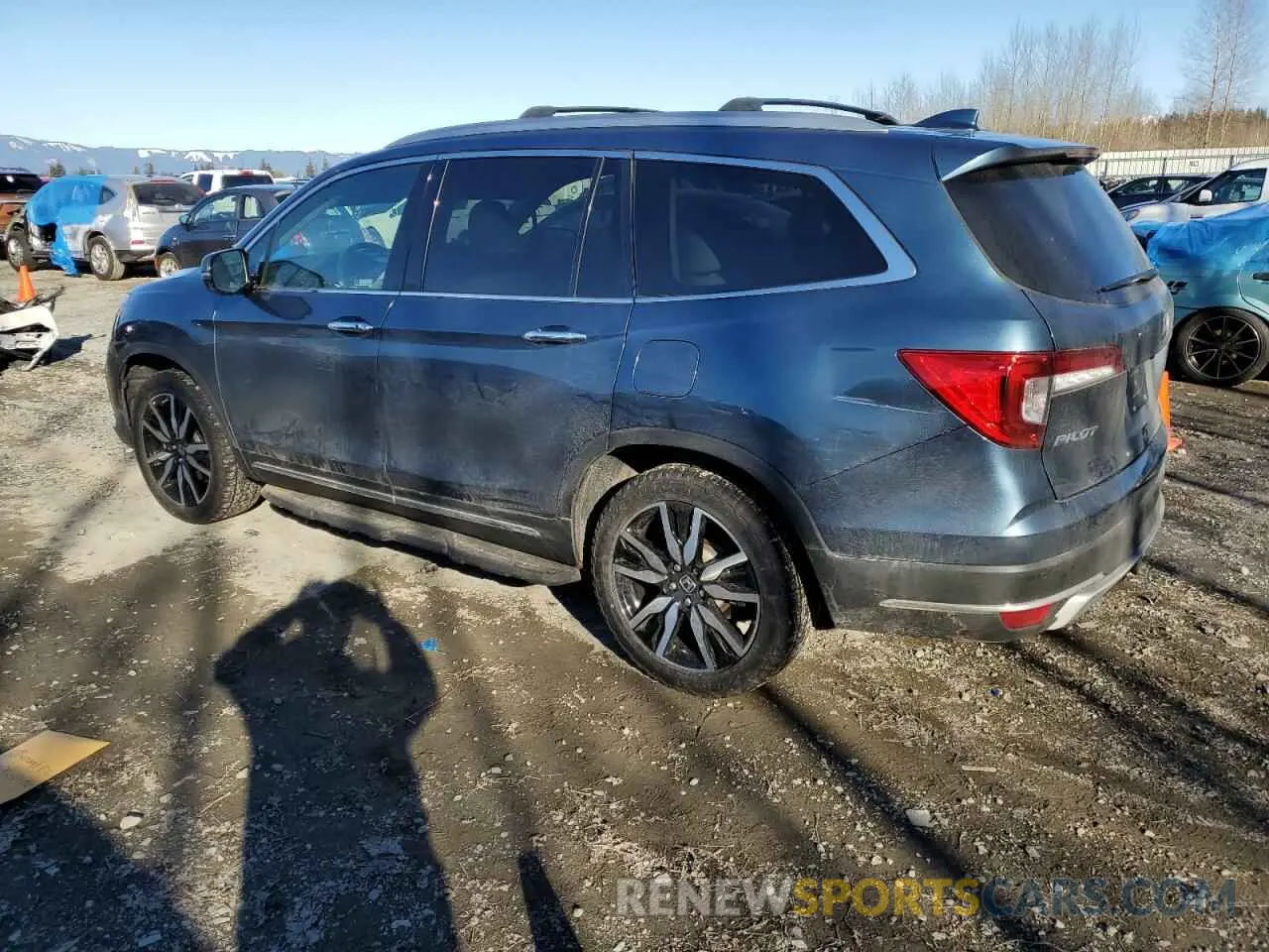 2 Photograph of a damaged car 5FNYF6H63MB015547 HONDA PILOT 2021