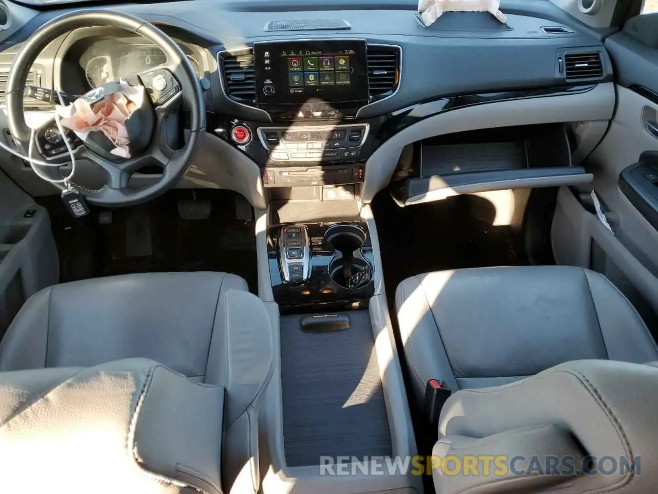 8 Photograph of a damaged car 5FNYF6H63MB015547 HONDA PILOT 2021