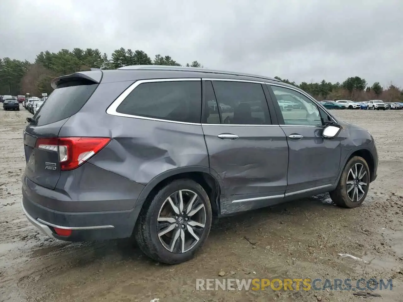 3 Photograph of a damaged car 5FNYF6H63MB070290 HONDA PILOT 2021