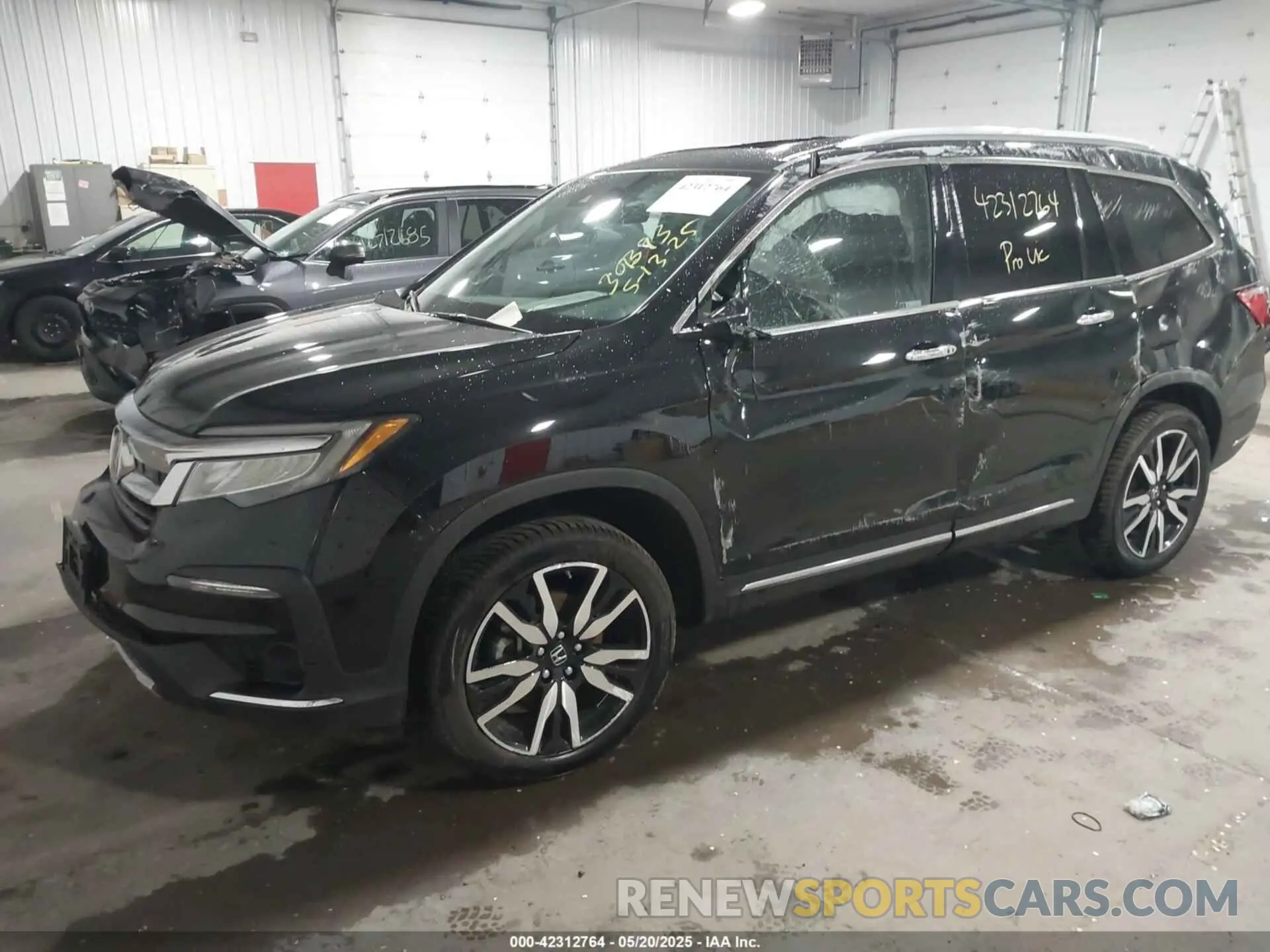 2 Photograph of a damaged car 5FNYF6H63MB082603 HONDA PILOT 2021