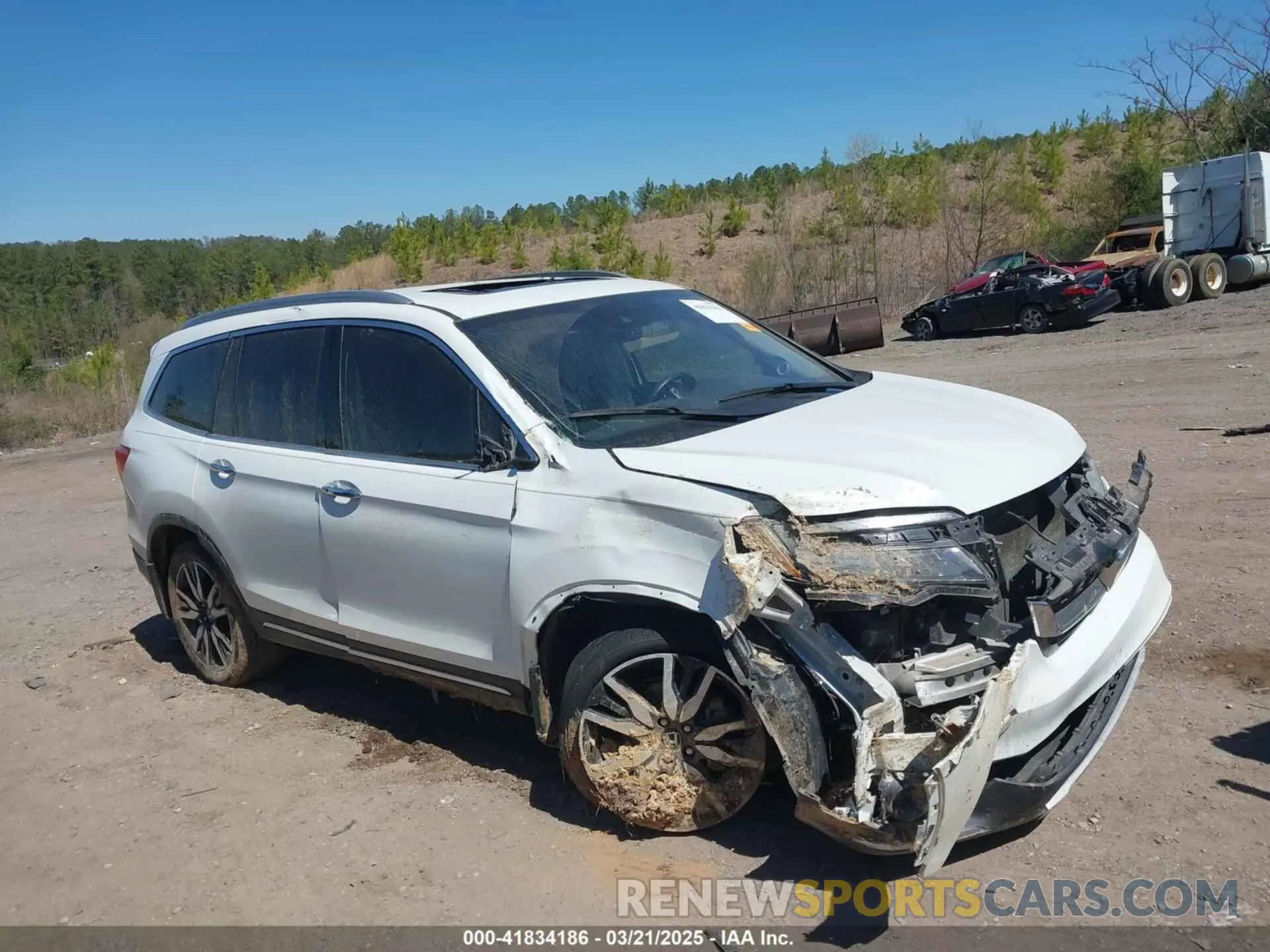 12 Photograph of a damaged car 5FNYF6H64MB074946 HONDA PILOT 2021