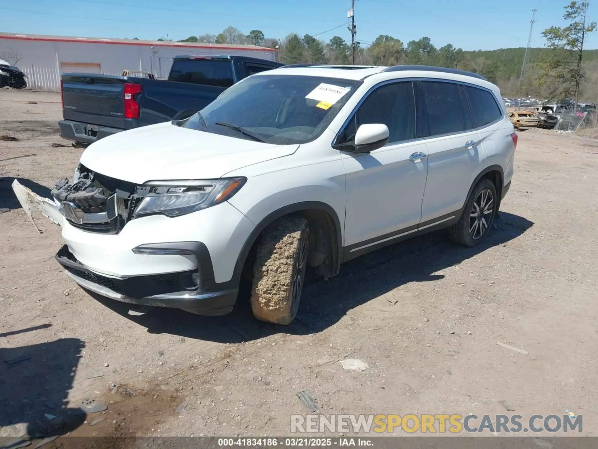 2 Photograph of a damaged car 5FNYF6H64MB074946 HONDA PILOT 2021