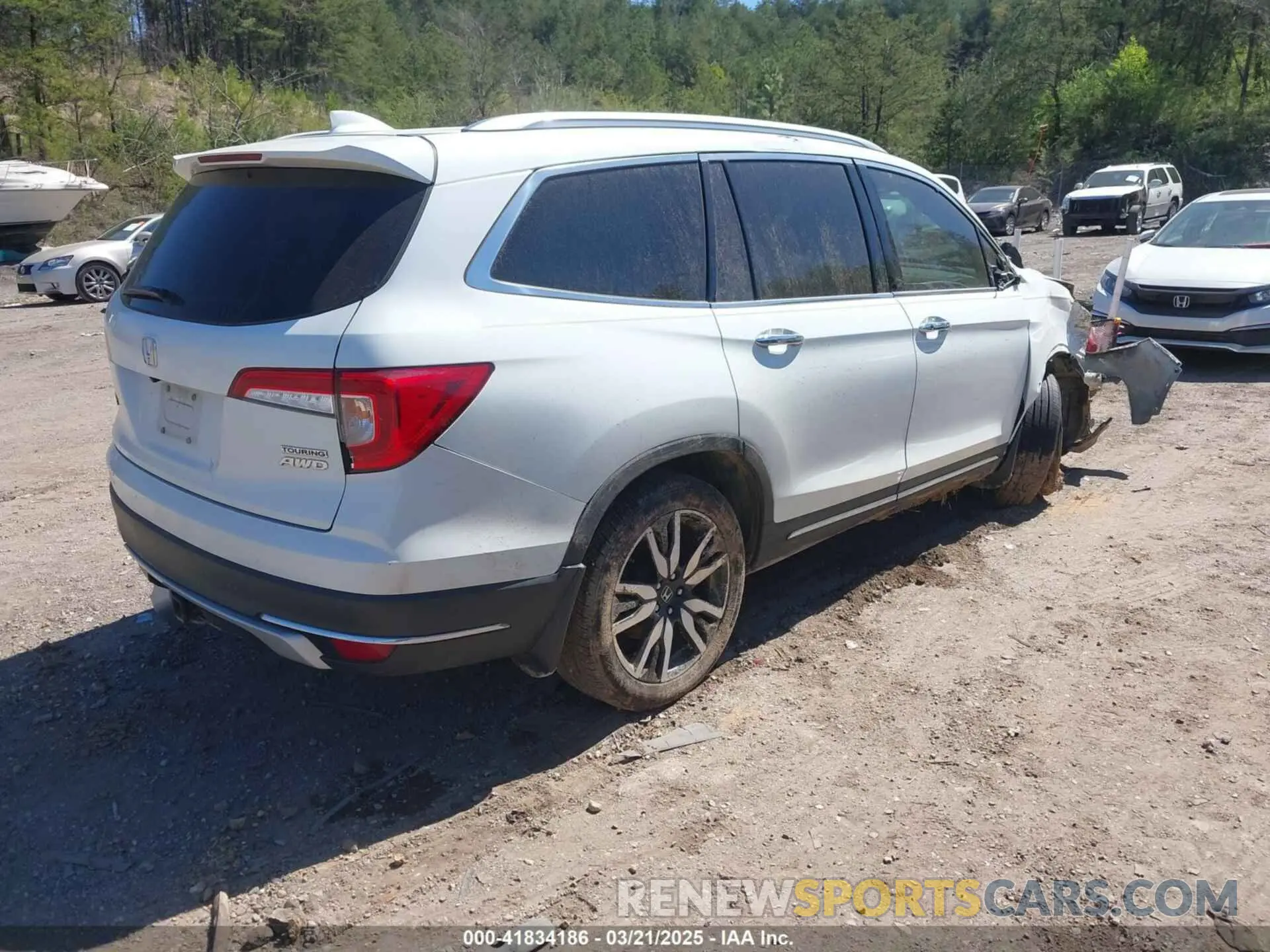 4 Photograph of a damaged car 5FNYF6H64MB074946 HONDA PILOT 2021