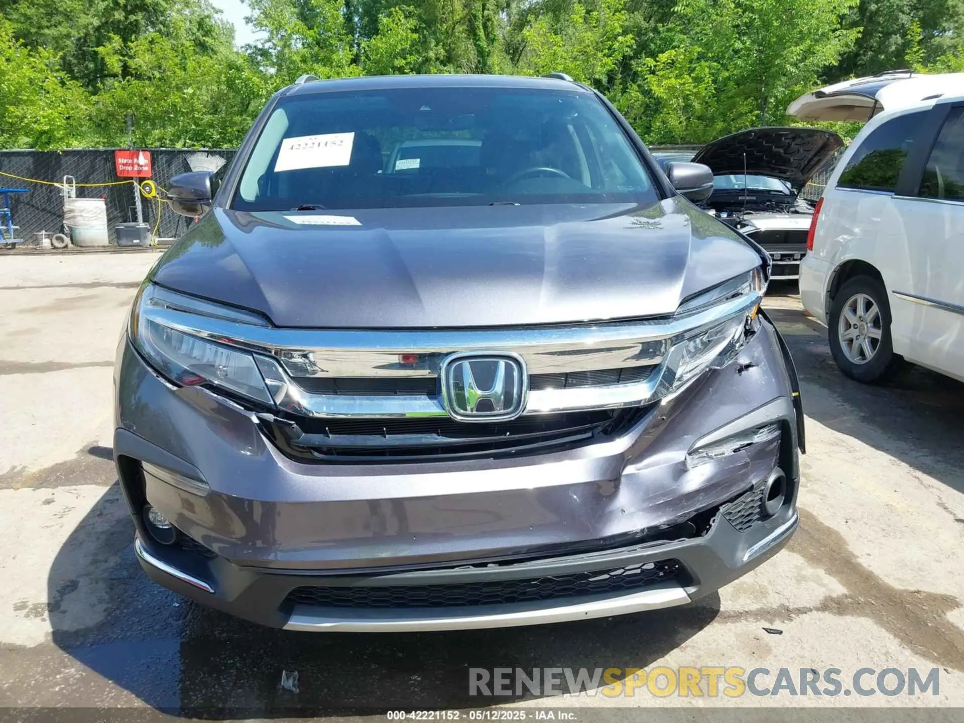 12 Photograph of a damaged car 5FNYF6H66MB081767 HONDA PILOT 2021