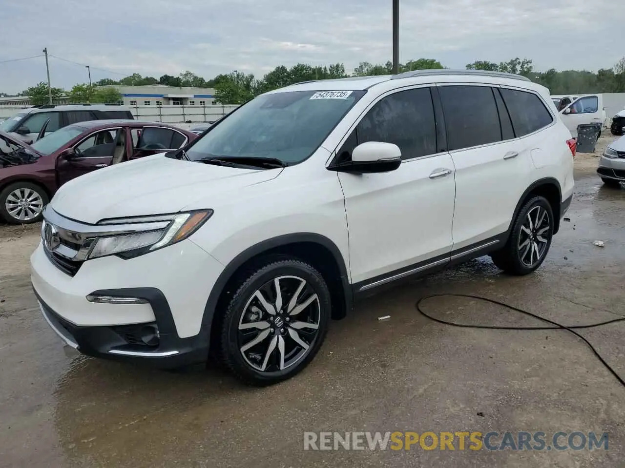 1 Photograph of a damaged car 5FNYF6H6XMB042082 HONDA PILOT 2021