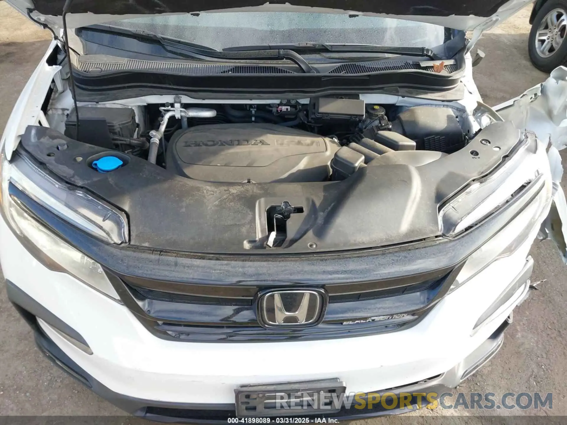 10 Photograph of a damaged car 5FNYF6H71MB030752 HONDA PILOT 2021