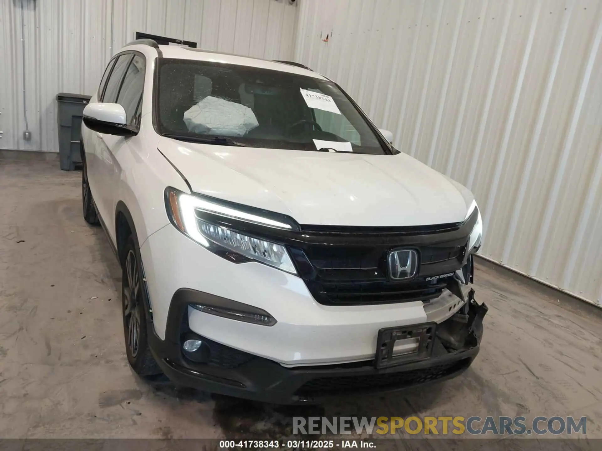 12 Photograph of a damaged car 5FNYF6H71MB056610 HONDA PILOT 2021