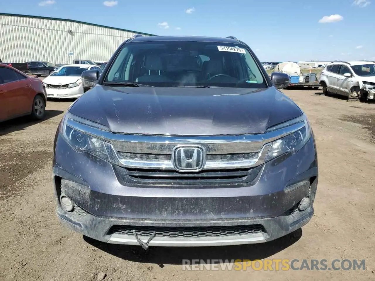 5 Photograph of a damaged car 5FNYF6H71MB507809 HONDA PILOT 2021