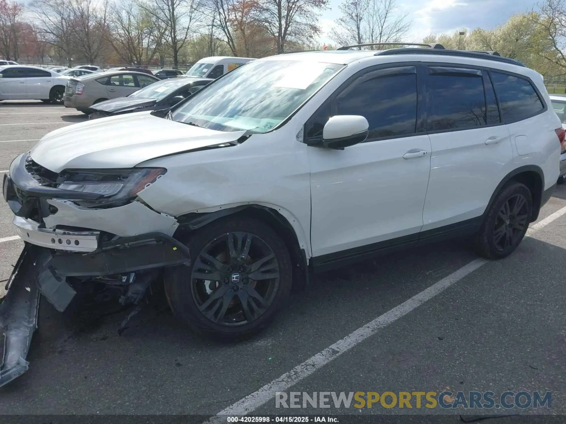 2 Photograph of a damaged car 5FNYF6H72MB067664 HONDA PILOT 2021