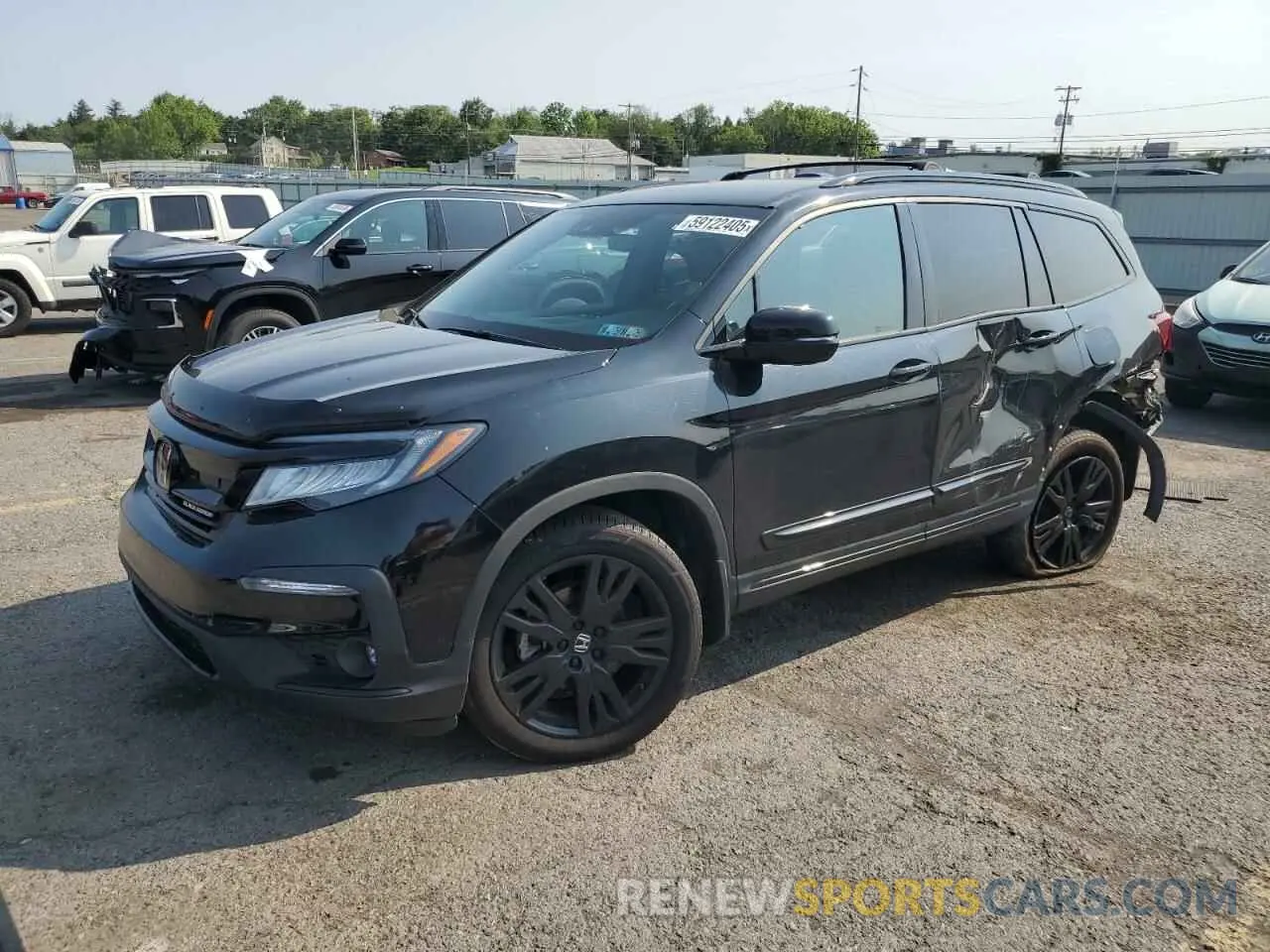 1 Photograph of a damaged car 5FNYF6H76MB002249 HONDA PILOT 2021