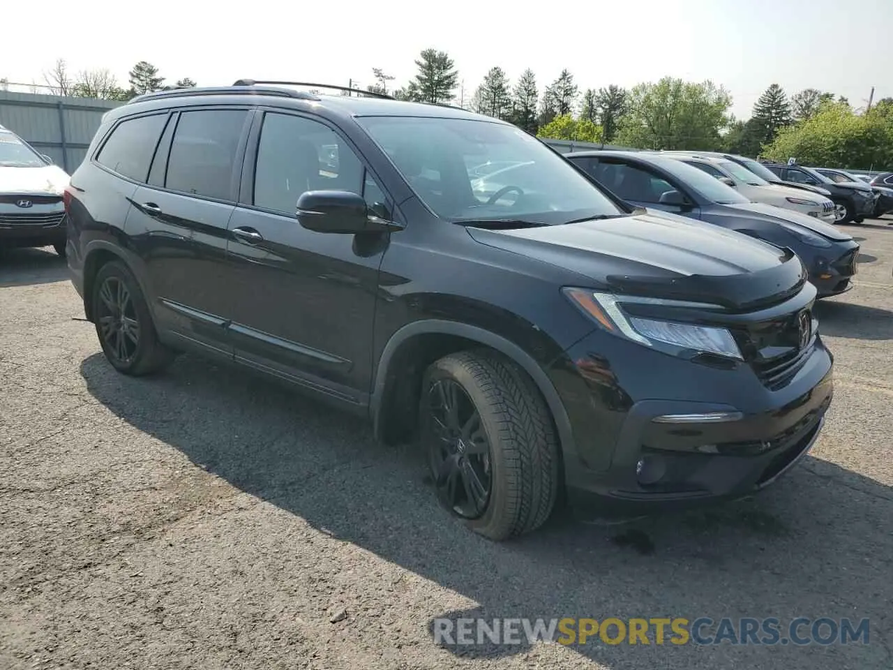 4 Photograph of a damaged car 5FNYF6H76MB002249 HONDA PILOT 2021