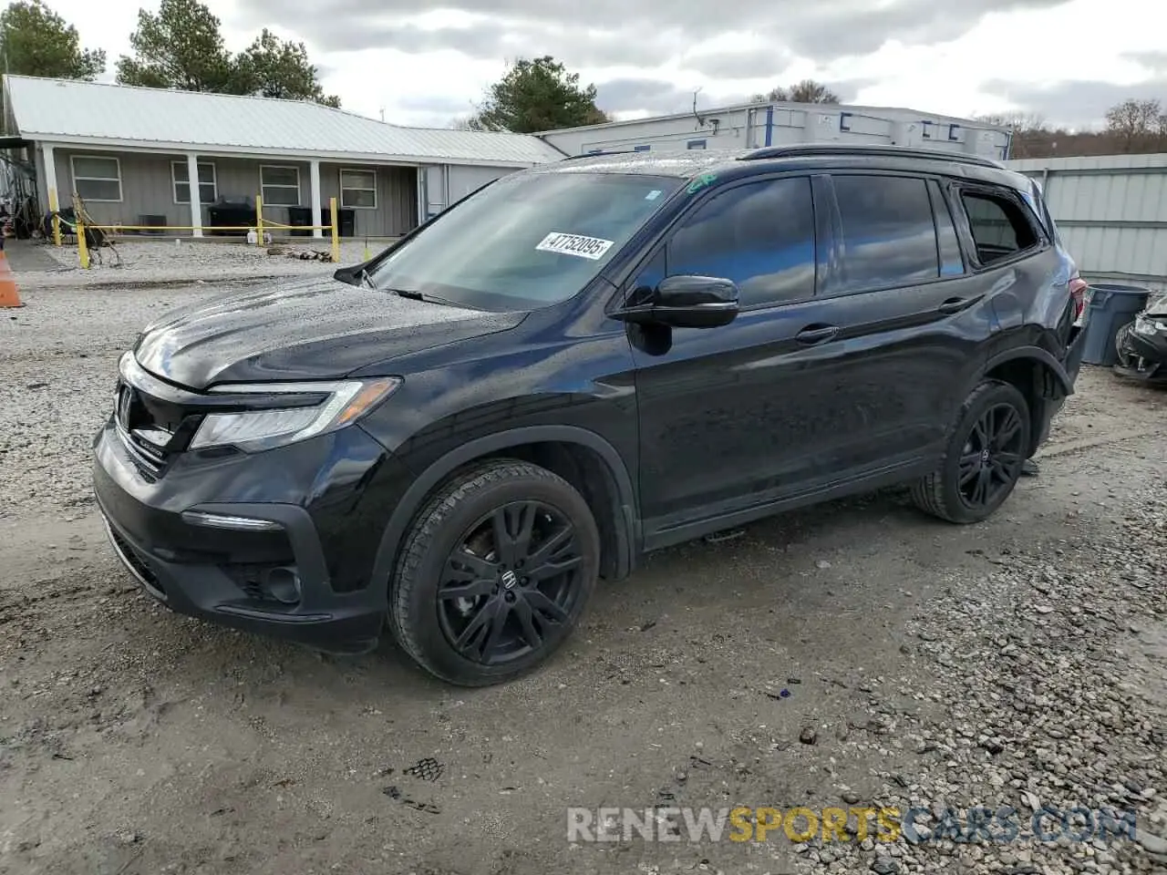 1 Photograph of a damaged car 5FNYF6H78MB045359 HONDA PILOT 2021