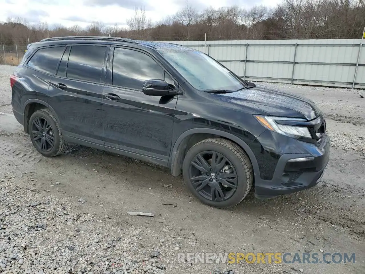 4 Photograph of a damaged car 5FNYF6H78MB045359 HONDA PILOT 2021