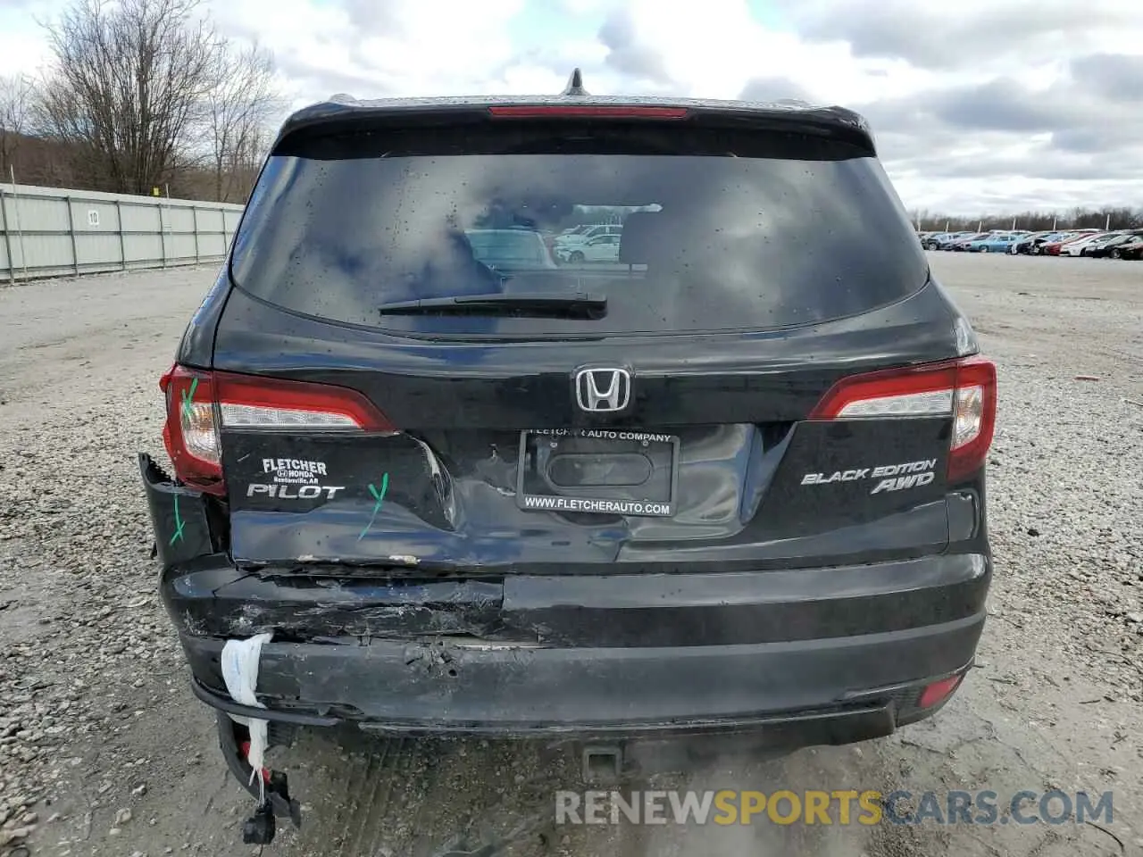 6 Photograph of a damaged car 5FNYF6H78MB045359 HONDA PILOT 2021