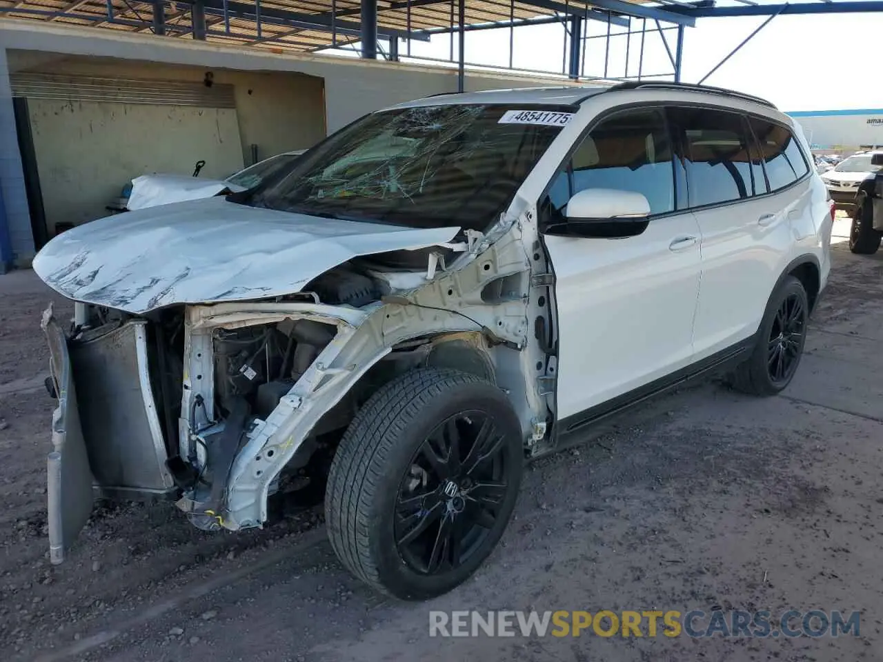 1 Photograph of a damaged car 5FNYF6H78MB056619 HONDA PILOT 2021