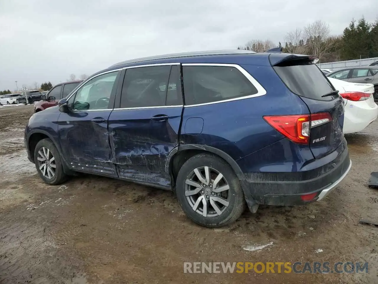 2 Photograph of a damaged car 5FNYF6H79MB504740 HONDA PILOT 2021