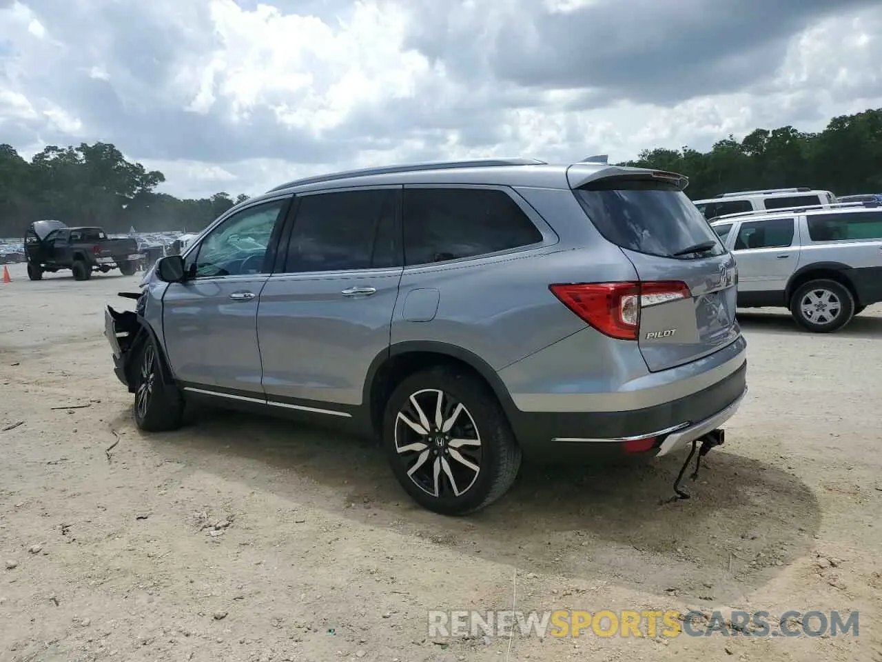 2 Photograph of a damaged car 5FNYF6H90MB079698 HONDA PILOT 2021
