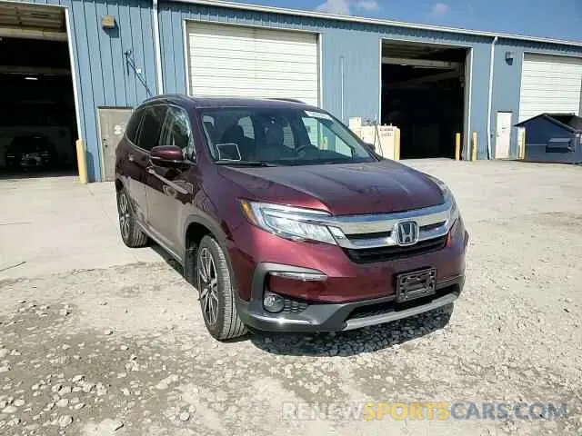 12 Photograph of a damaged car 5FNYF6H91MB002628 HONDA PILOT 2021