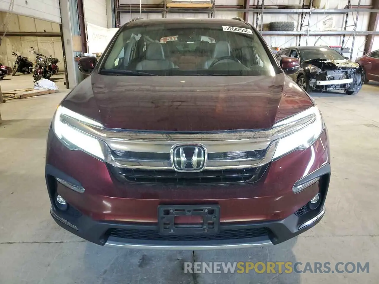 5 Photograph of a damaged car 5FNYF6H91MB002628 HONDA PILOT 2021