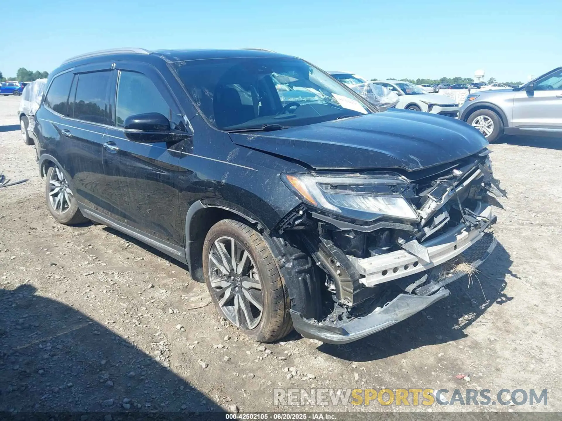 1 Photograph of a damaged car 5FNYF6H91MB003469 HONDA PILOT 2021