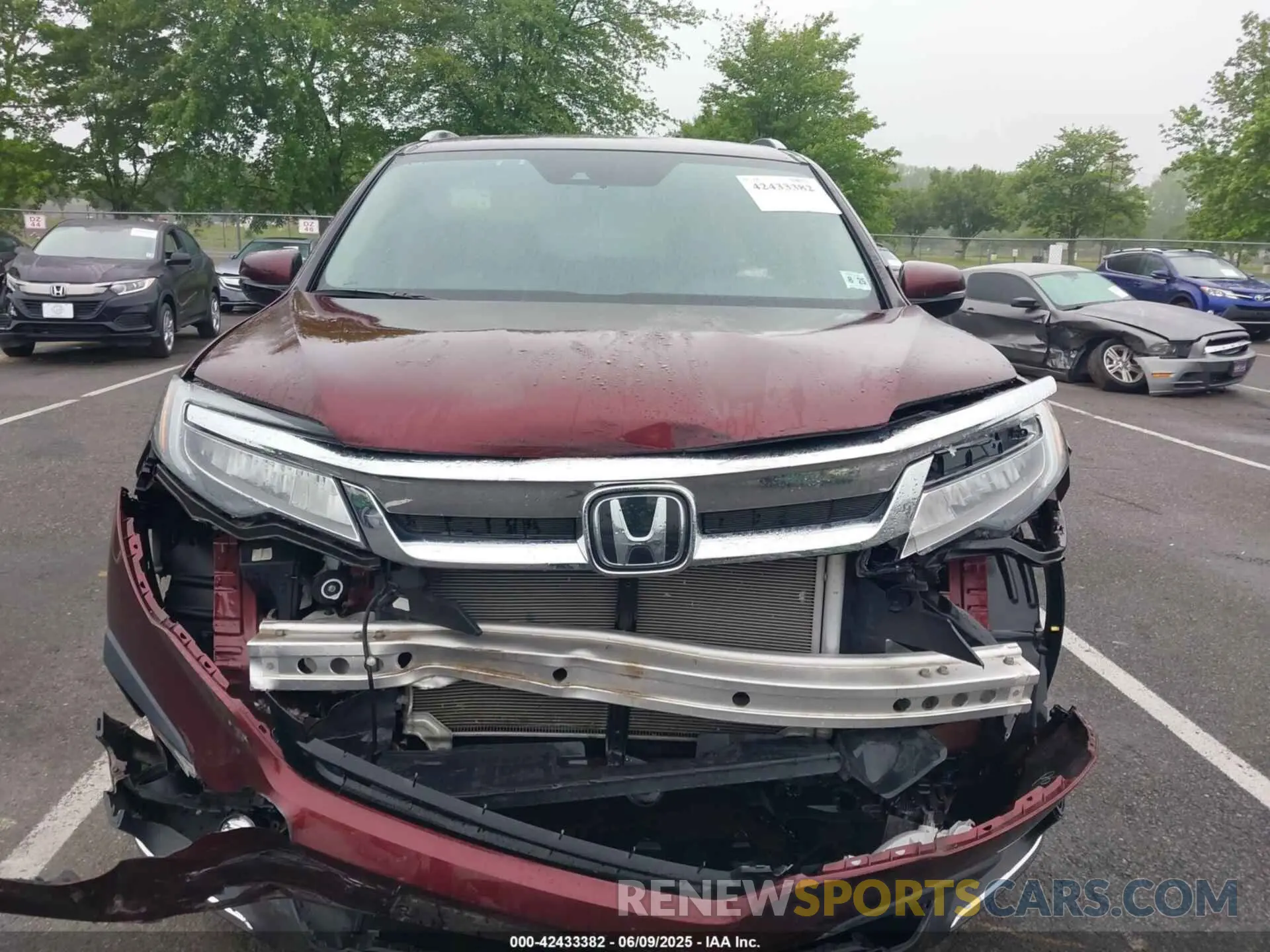 12 Photograph of a damaged car 5FNYF6H92MB002640 HONDA PILOT 2021