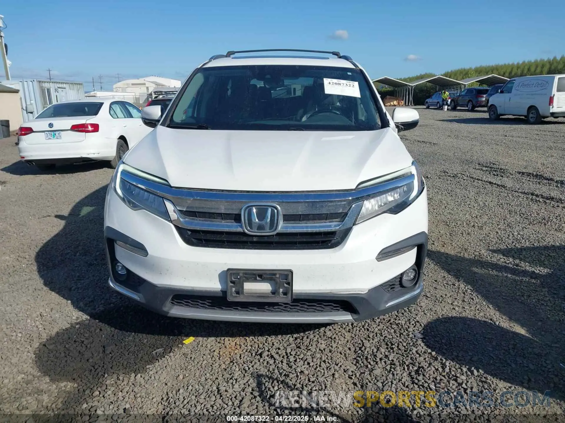 12 Photograph of a damaged car 5FNYF6H92MB031782 HONDA PILOT 2021