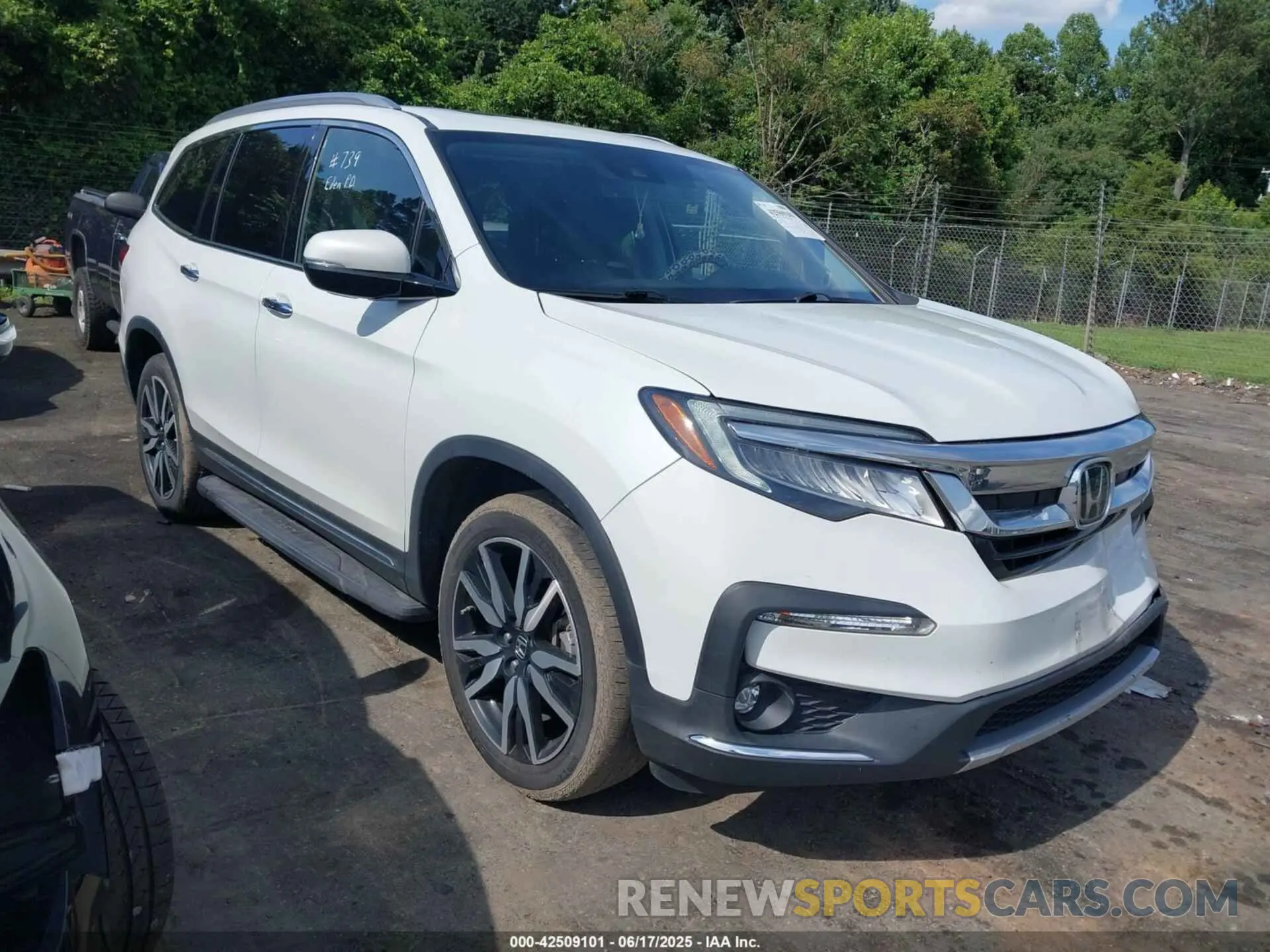 1 Photograph of a damaged car 5FNYF6H95MB091006 HONDA PILOT 2021